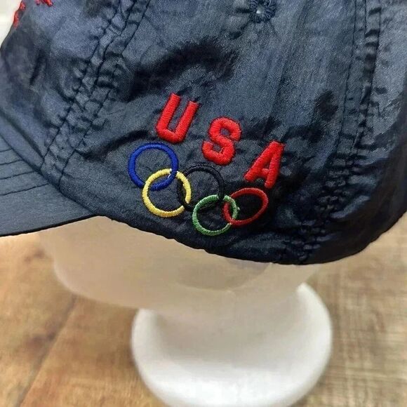 Starter USET USA Olympics Nylon Elastic Back One Size - Picture 5 of 11